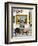 "Art Lover" Saturday Evening Post Cover, March 3, 1956-Stevan Dohanos-Framed Giclee Print