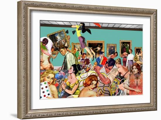 Art Lovers-Barry Kite-Framed Premium Giclee Print