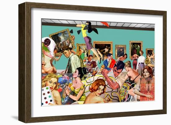 Art Lovers-Barry Kite-Framed Premium Giclee Print