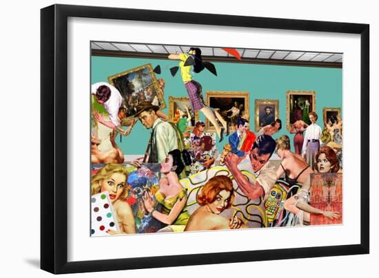 Art Lovers-Barry Kite-Framed Premium Giclee Print