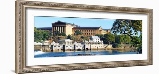 Art Museum at the Waterfront, Philadelphia Museum of Art, Schuylkill River, Philadelphia-null-Framed Photographic Print