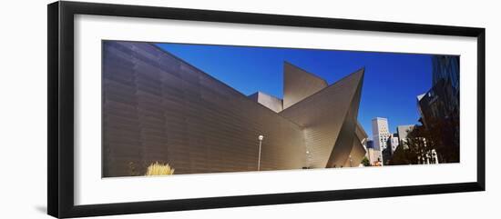 Art Museum in a City, Denver Art Museum, Frederic C. Hamilton Building, Denver, Colorado, USA-null-Framed Photographic Print