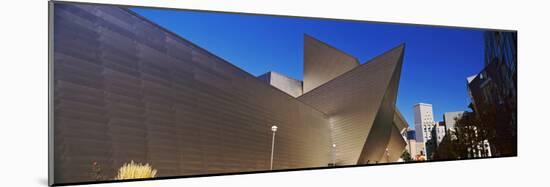 Art Museum in a City, Denver Art Museum, Frederic C. Hamilton Building, Denver, Colorado, USA-null-Mounted Photographic Print