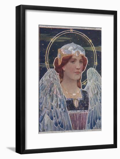 Art Nouveau Angel-null-Framed Art Print