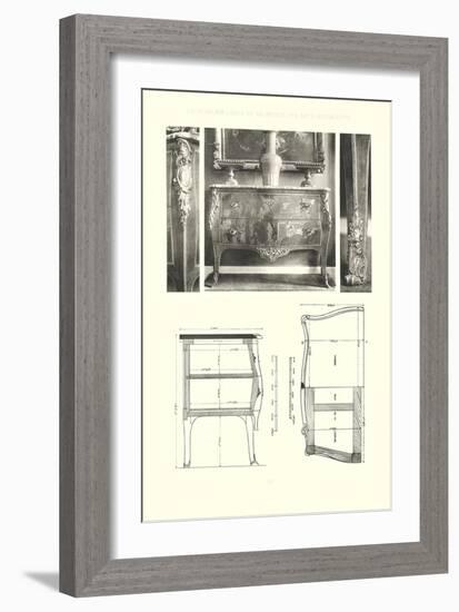 Art Nouveau Furniture-null-Framed Art Print