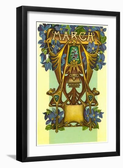 Art Nouveau March, Aries-null-Framed Art Print