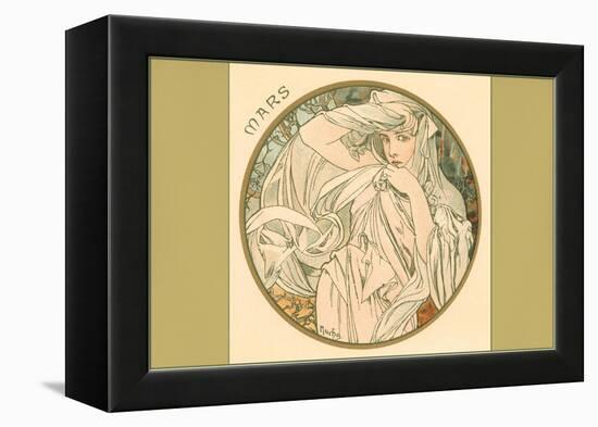 Art Nouveau Mars-null-Framed Stretched Canvas