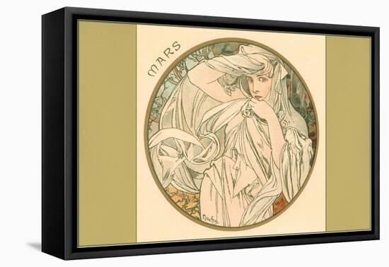 Art Nouveau Mars-null-Framed Stretched Canvas