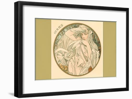 Art Nouveau Mars-null-Framed Art Print