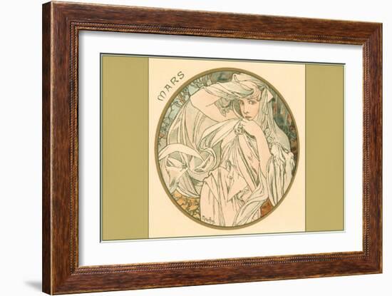 Art Nouveau Mars-null-Framed Art Print