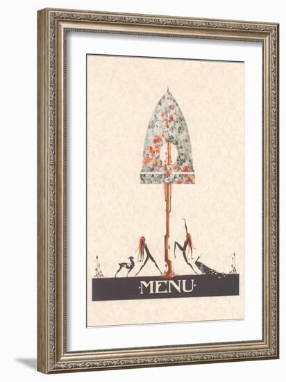 Art Nouveau Menu-null-Framed Giclee Print