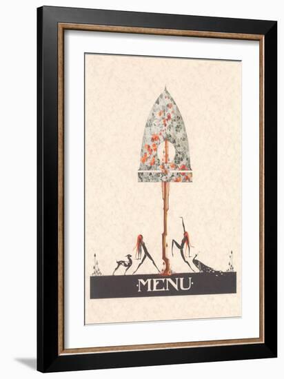 Art Nouveau Menu-null-Framed Giclee Print