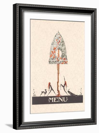 Art Nouveau Menu-null-Framed Giclee Print