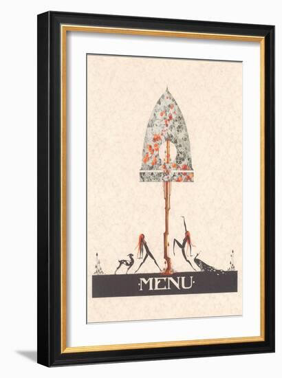 Art Nouveau Menu-null-Framed Giclee Print