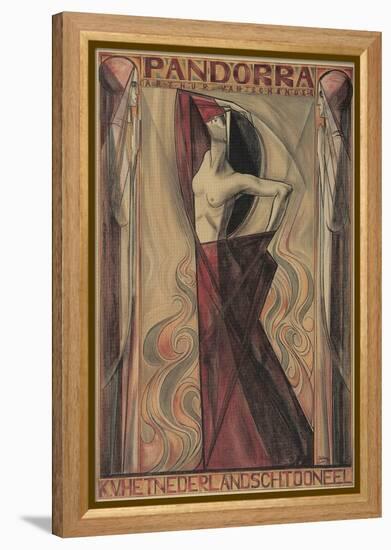 Art Nouveau Pandorra Playbill-null-Framed Premier Image Canvas