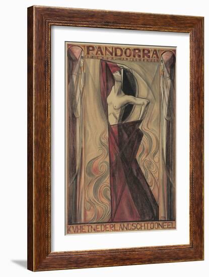 Art Nouveau Pandorra Playbill-null-Framed Giclee Print