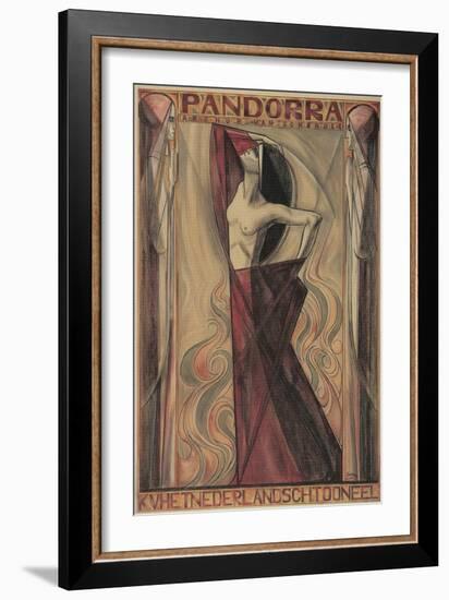 Art Nouveau Pandorra Playbill-null-Framed Giclee Print