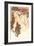 Art Nouveau Semi-Nude-null-Framed Art Print