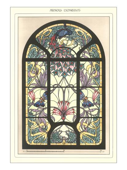 Art Nouveau Stained Glass Art Print By Art Com Art Nouveau Stained Glass Art Print By Art Com