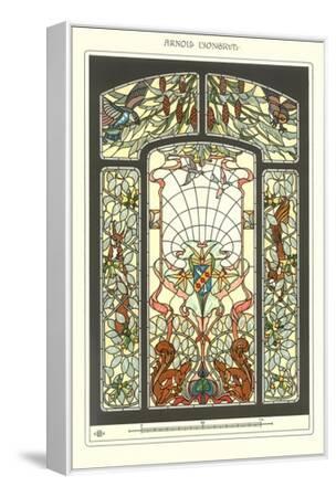Art Nouveau Stained Glass Lampアルフォンスミュシャ