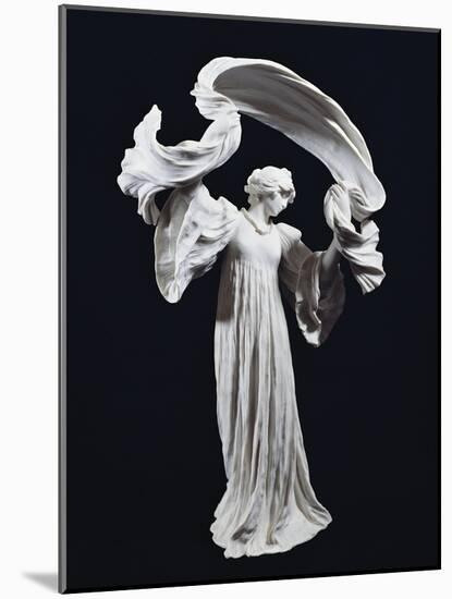 Art Nouveau Statuette of Dancing Female Figure with Scarf, 1900-Agnolo Bronzino-Mounted Giclee Print