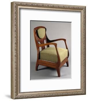 Art Nouveau Style Armchair, 1920-Eugenio Quarti-Framed Giclee Print