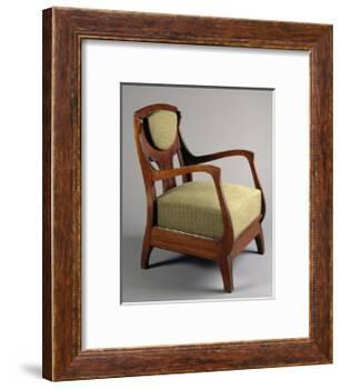 Art Nouveau Style Armchair, 1920-Eugenio Quarti-Framed Giclee Print