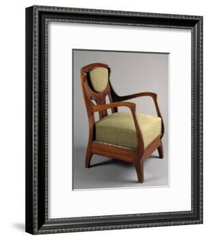 Art Nouveau Style Armchair, 1920-Eugenio Quarti-Framed Giclee Print