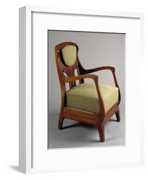 Art Nouveau Style Armchair, 1920-Eugenio Quarti-Framed Giclee Print