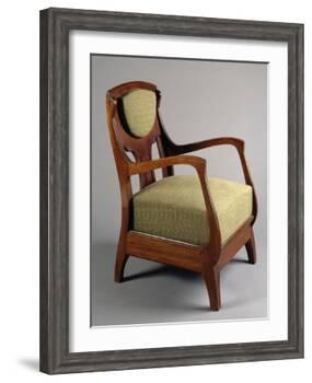 Art Nouveau Style Armchair, 1920-Eugenio Quarti-Framed Giclee Print