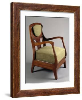 Art Nouveau Style Armchair, 1920-Eugenio Quarti-Framed Giclee Print