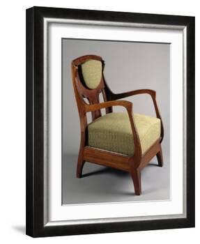 Art Nouveau Style Armchair, 1920-Eugenio Quarti-Framed Giclee Print