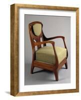Art Nouveau Style Armchair, 1920-Eugenio Quarti-Framed Giclee Print