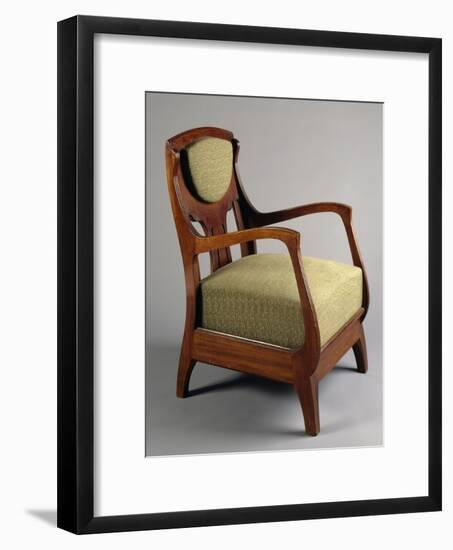 Art Nouveau Style Armchair, 1920-Eugenio Quarti-Framed Giclee Print