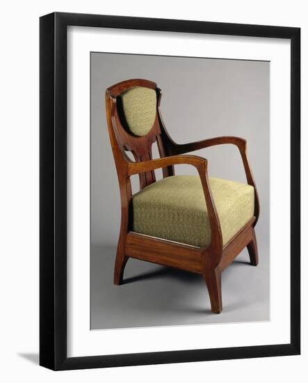 Art Nouveau Style Armchair, 1920-Eugenio Quarti-Framed Giclee Print