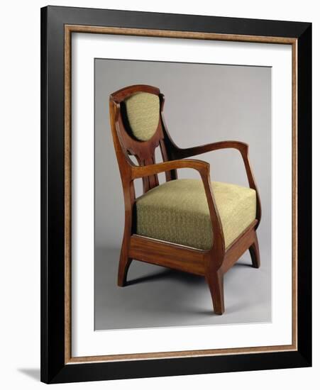 Art Nouveau Style Armchair, 1920-Eugenio Quarti-Framed Giclee Print