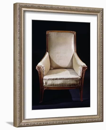 Art Nouveau Style Armchair, Ca 1900-Louis Majorelle-Framed Giclee Print