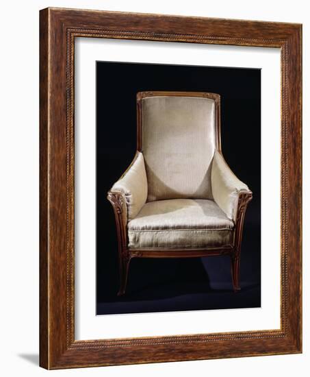 Art Nouveau Style Armchair, Ca 1900-Louis Majorelle-Framed Giclee Print