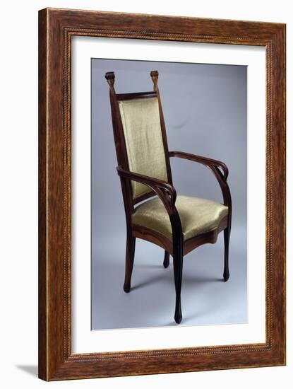 Art Nouveau Style Armchair-Louis Majorelle-Framed Giclee Print