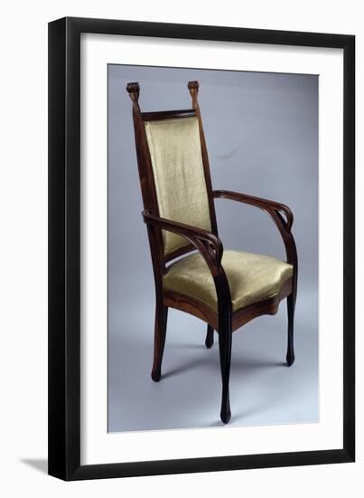 Art Nouveau Style Armchair-Louis Majorelle-Framed Giclee Print