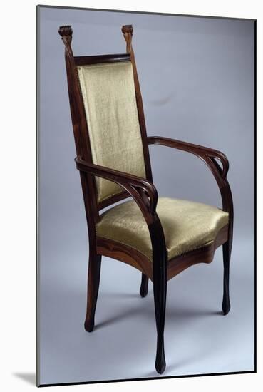 Art Nouveau Style Armchair-Louis Majorelle-Mounted Giclee Print