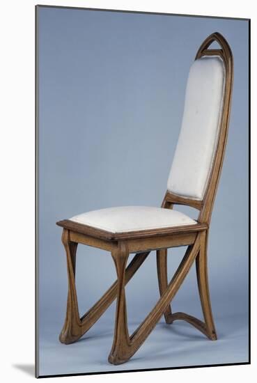 Art Nouveau Style Chair, 1900-Louis Majorelle-Mounted Giclee Print