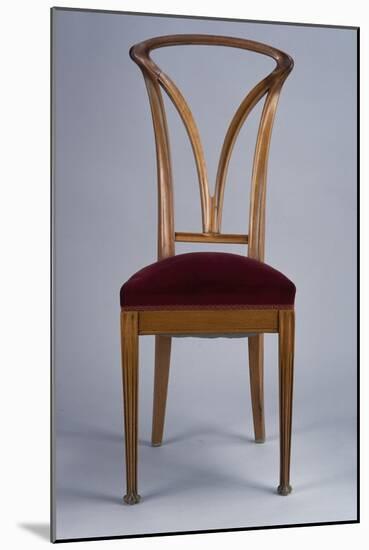 Art Nouveau Style Chair, 1900-Louis Majorelle-Mounted Giclee Print