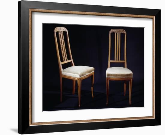 Art Nouveau Style Chair, Ca 1910-Louis Majorelle-Framed Giclee Print