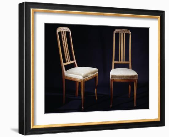 Art Nouveau Style Chair, Ca 1910-Louis Majorelle-Framed Giclee Print