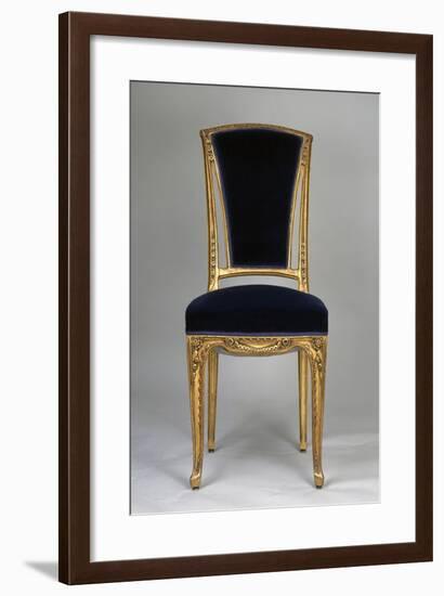 Art Nouveau Style Chair, Part of Living Room Set, Ca 1910-Louis Majorelle-Framed Giclee Print