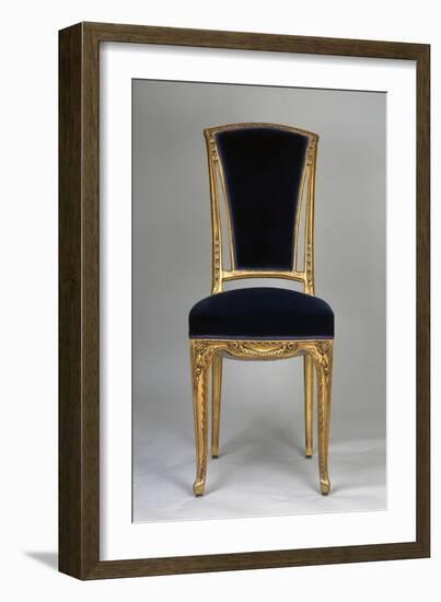 Art Nouveau Style Chair, Part of Living Room Set, Ca 1910-Louis Majorelle-Framed Giclee Print