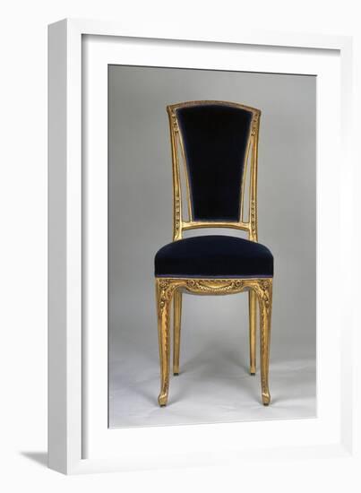 Art Nouveau Style Chair, Part of Living Room Set, Ca 1910-Louis Majorelle-Framed Giclee Print