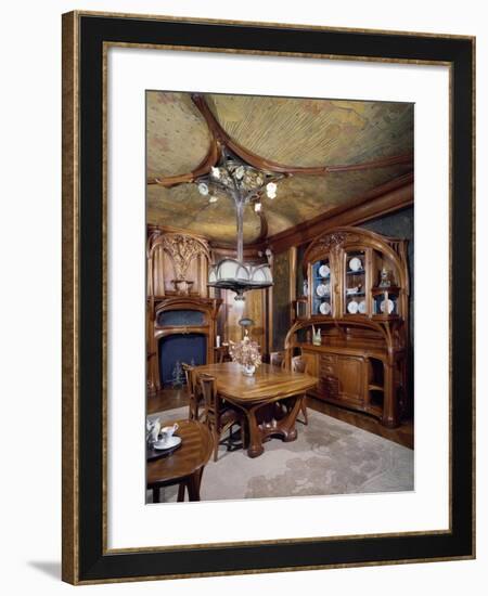 Art Nouveau Style Dining Room, 1903-1906-Eugene Vallin-Framed Giclee Print