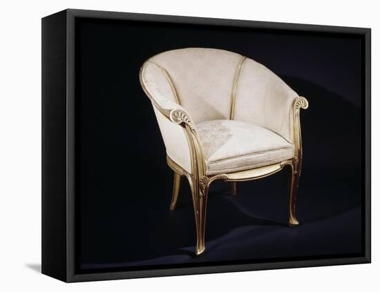 Art Nouveau Style Fougeres Armchair-Louis Majorelle-Framed Premier Image Canvas
